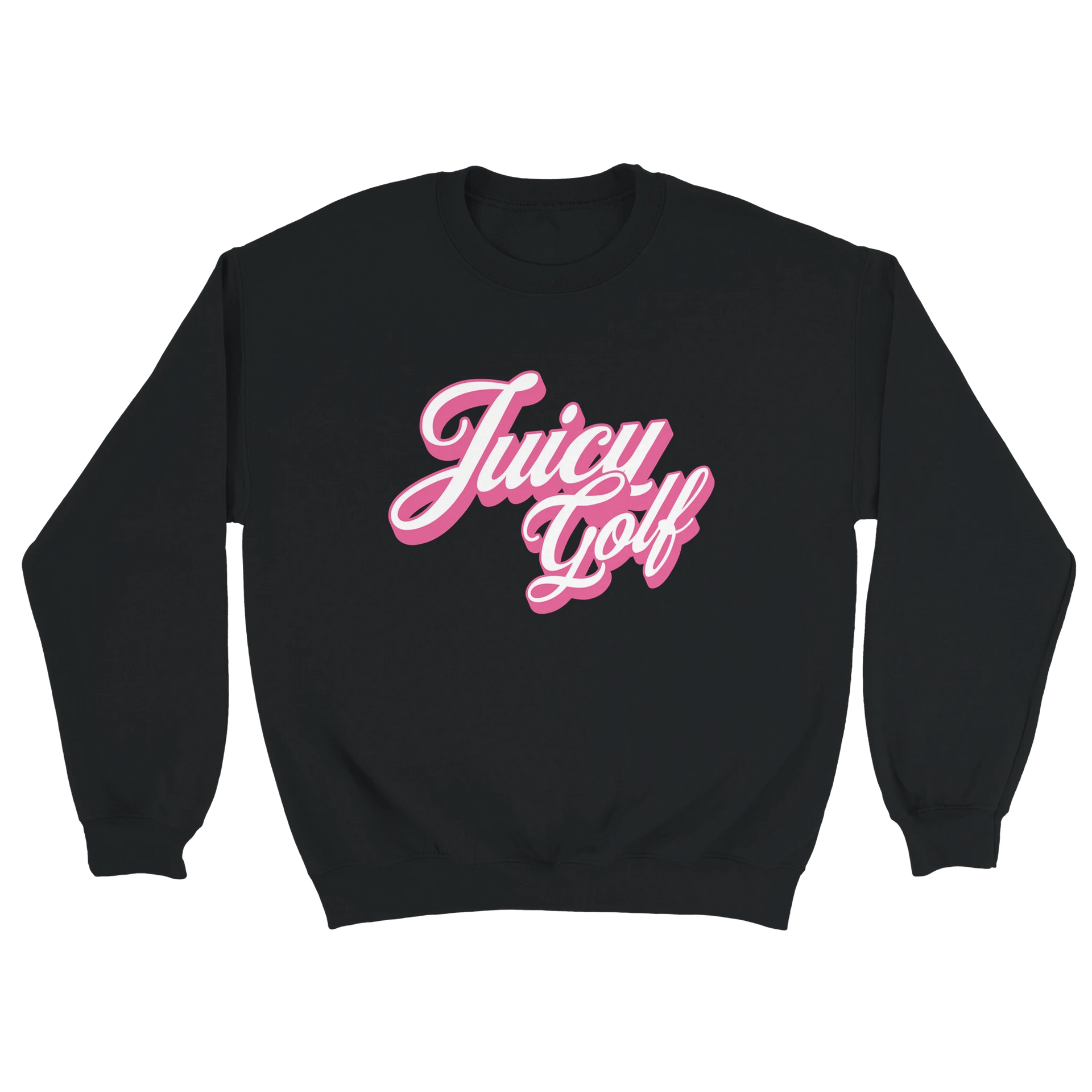 Juicy Golf Crewneck Sweater - Black